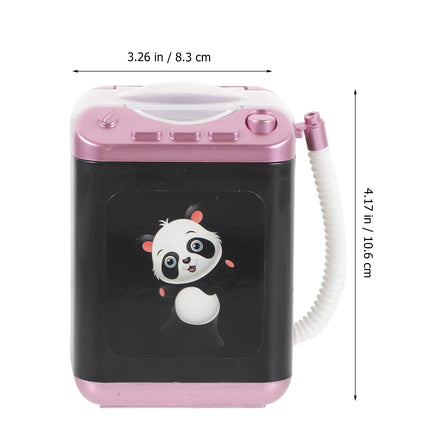 Ruimio Pink Mini Electric Makeup Brush Cleaner Portable Busy by zapcart