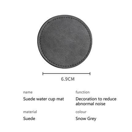 Nissan Suede Cup Holder Mats 2Pcs For Cars Stable Drinks by zapcart