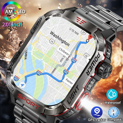 Huawei Xiaomi Military GPS Smartwatch For Men Waterproof by zapcart