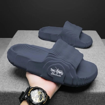 Men Anti Slip Outdoor Slippers PVC Pool Slides Summer