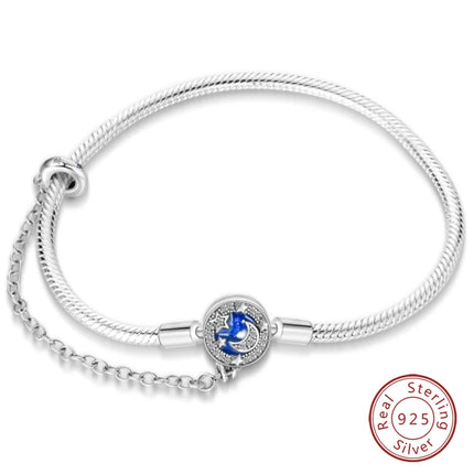 IQMAC Original Sterling Silver 925 Charm Bracelet For Women by zapcart