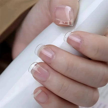 Soft Gel Fake Nails 120pcs Short Square Tips DIY For Women by zapcart
