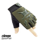 CN Kids Tactical Fingerless Gloves Camo Anti Skid Mittens by zapcart