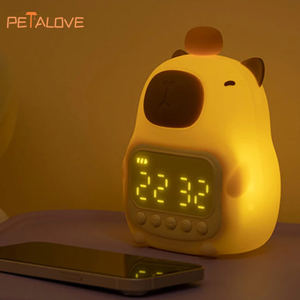 Capybapy Night Light Cute Animal Lamp For Kids Warm Light by zapcart