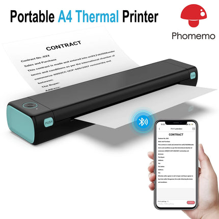 Phomemo M08F Memoqueen Portable Bluetooth Thermal Printer by zapcart