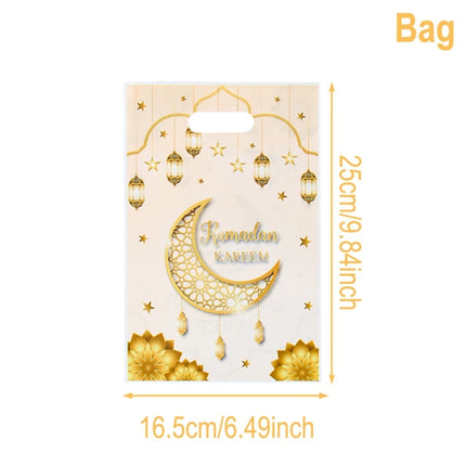 FENGRISECN Eid Mubarak Candy Bags Muslim Ramadan Gift Pack by zapcart