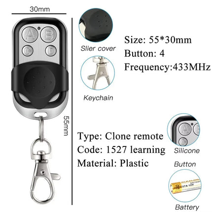 Choice 433MHz RF Remote Clone For Garage Doors And Gates by zapcart