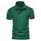 AIOPESON Embroidered Polo Shirt For Men Slim Fit Premium by zapcart