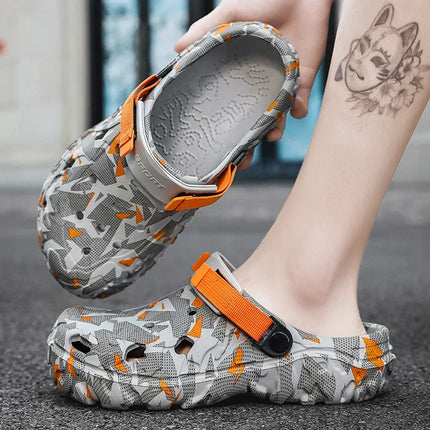Vzikun Plus Size Men Sandals Lightweight EVA Slides by zapcart