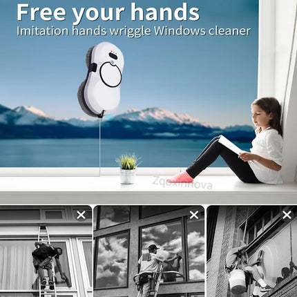Zqoxinnova Robot Window Cleaner Pro Auto Clean Glass Home by zapcart