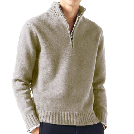 Animal Game Mens Turtleneck Sweater Warm Knitted Pullover by zapcart