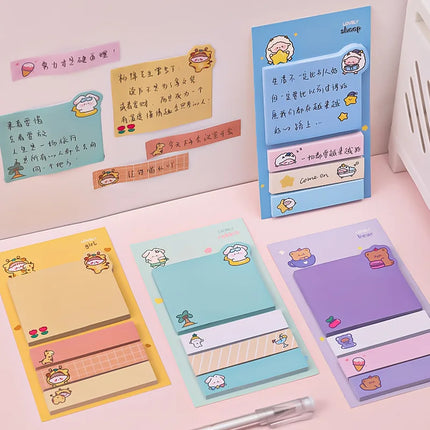 Choice Kawaii Animal Sticky Notes Special Shape Office Paper by zapcart
