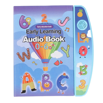 Kids Electronic Audio Book English Educational Sound Book Smart Cognitive Book Early Educational Toys Toddler Xmas Newyear Gift by zapcart