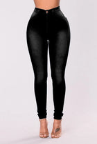 Women High Waist Stretch Denim Skinny Jeans For Hip Lift by zapcart