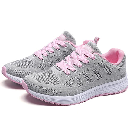 Vulcanize Women Sneakers Casual Gym Shoes Breathable White by zapcart