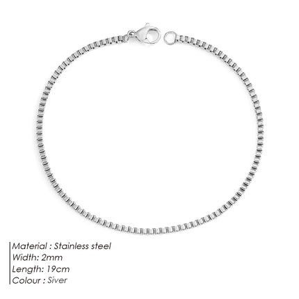 e-Manco Women Charm Bracelet Minimalist Stainless Gift by zapcart