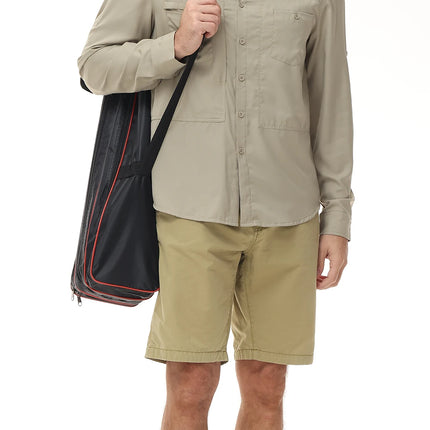 Men UPF 50 Fishing Shirt Back Mesh Sun Protection Casual by zapcart