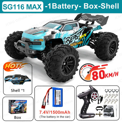 SG116MAX High Speed Brushless 4WD RC Car For Professionals by zapcart