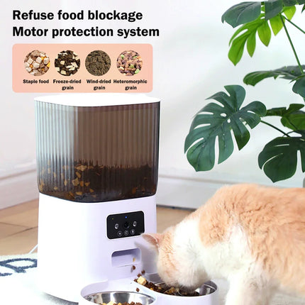 Hign Concerned 5L Smart Pet Feeder With Camera For Cats
