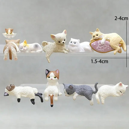 Moonbiffy Cute Cat Desk Ornament for Car Console Decor by zapcart