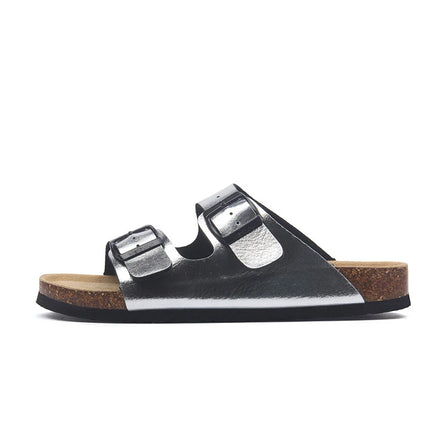 Hecrafted Mens Slippers Summer Classic Buckle Breathable by zapcart