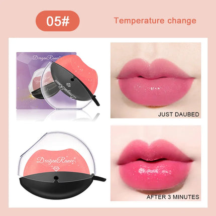 Lazy Lipstick Lip Shape Color Changing Temperature Activated by zapcart
