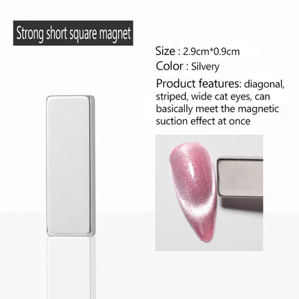Cat Eye Nail Magnet Cube 3 in 1 for Fast Nail Art Pros by zapcart