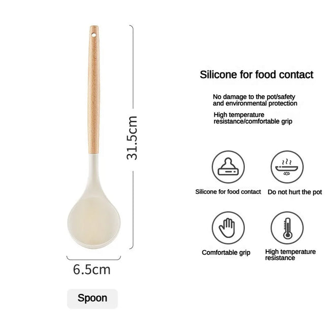 Choice 3Pc Silicone Spatulas Set For Home Cooks High Temp by zapcart
