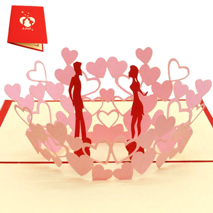 Parehope 3D Pop Up Valentine Card For Wife And Friends by zapcart