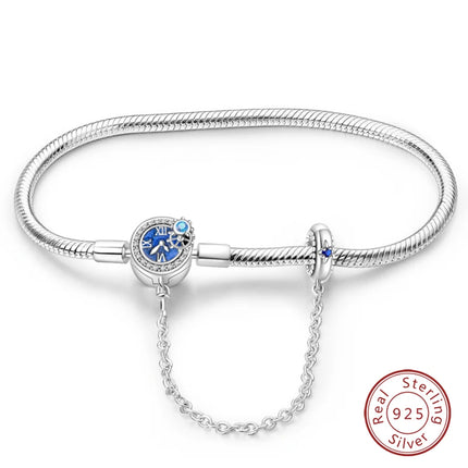 IQMAC Original Sterling Silver 925 Charm Bracelet For Women by zapcart