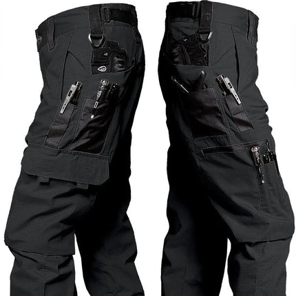 GHJQLCN Mens Casual Tactical Pants Multi Pocket Cargo by zapcart