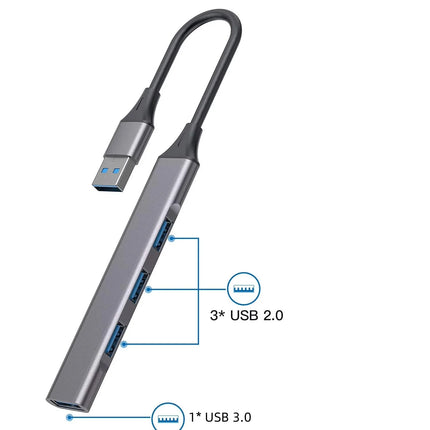 Getatek USB 3.0 Hub 3 Port Mini Splitter for PC Laptop by zapcart