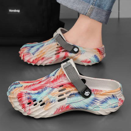 Private Men Camouflage Clogs Slippers Outdoor Comfort by zapcart