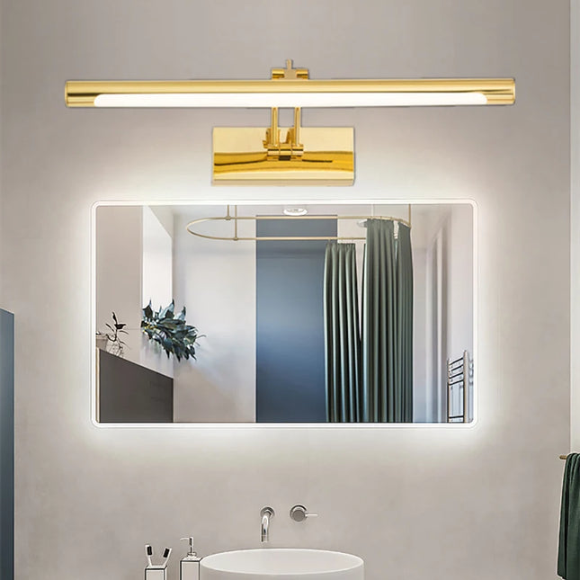 Mirror Wall Lamps Bathroom Modern Wall Lights 43CM 55CM 9W 12W Toilet Wall Mounted Lighting Fixtures Sconces Indoor Bedroom by zapcart