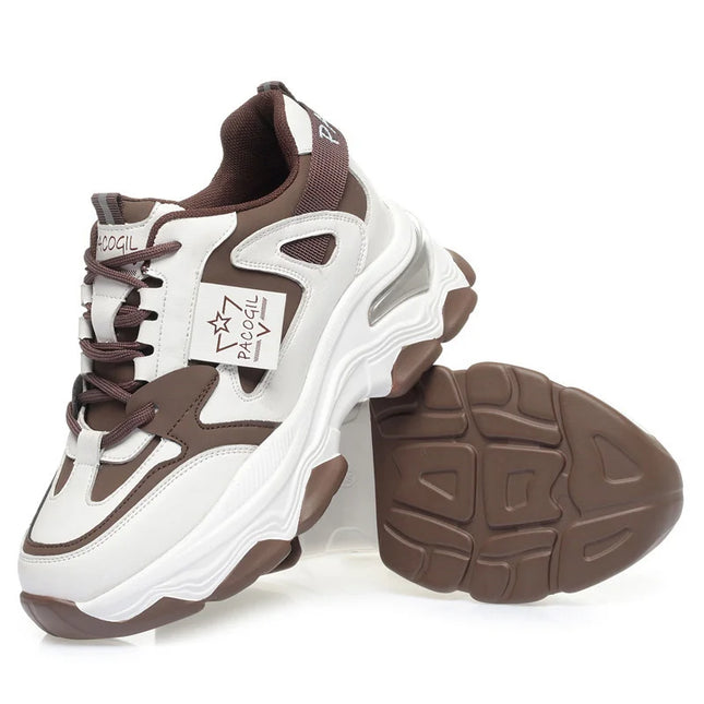 Height Increasing Platform Shoes Women Breathable Sneakers by zapcart