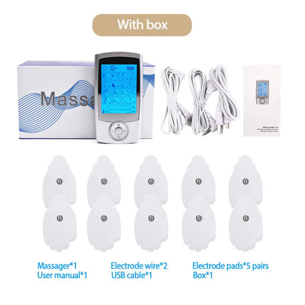 OPSLEA Tens Unit EMS Muscle Stimulator 16 Modes Home Use by zapcart