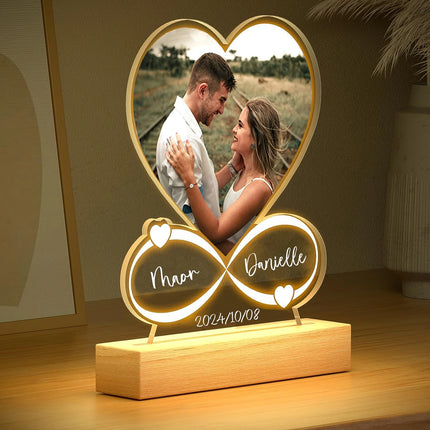 Personalized Photo Frame For Couples Gift Acrylic Plaque by zapcart