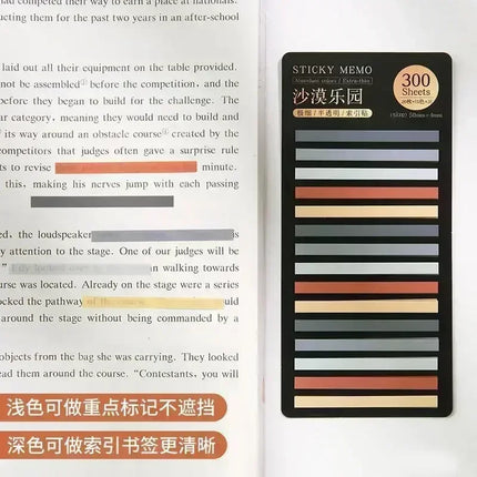 Moonbiffy Waterproof Index Tabs Sticky Notes for Students by zapcart