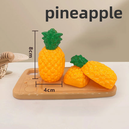 Kids Kitchen Toy Set Safe Cutting Playset With Fruits by zapcart