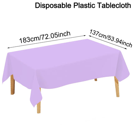 Choice Disposable Tablecloth Solid Color For Home Parties by zapcart
