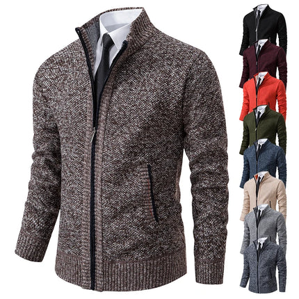 ENWEIGECN Mens Knitted Cardigan Warm Cozy Everyday Wear by zapcart