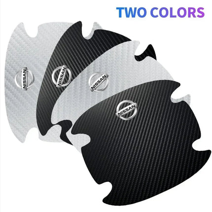 Nissan Carbon Fiber Door Bowl Handle Sticker For Owners by zapcart