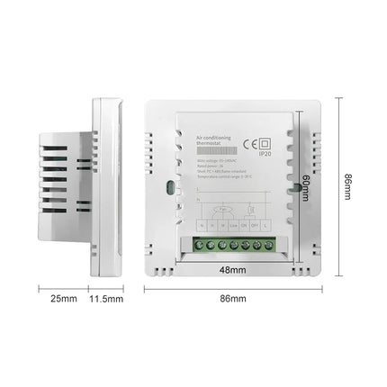 ACMELEC Weekly Programmable Thermostat For FCU Wholesale by zapcart