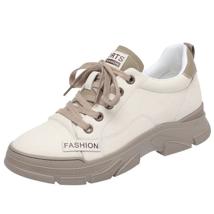 Women Non Slip Soft Leather Sneaker For Trekking Shoes by zapcart
