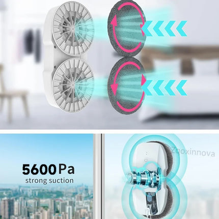 Zqoxinnova Robot Window Cleaner Pro Auto Clean Glass Home by zapcart