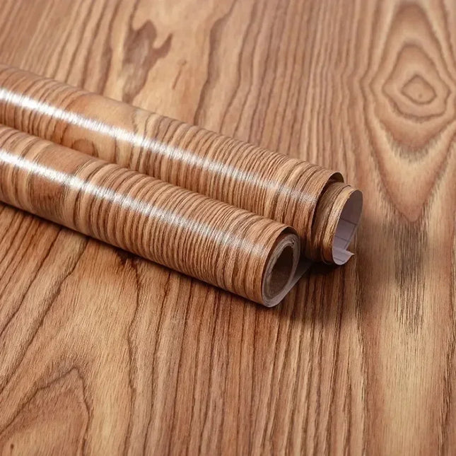 Guizhou Wood Grain Vinyl Wallpaper Waterproof Renovation by zapcart