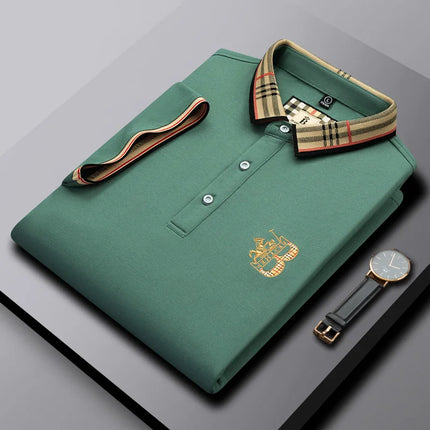 CN Jiangxi Mens Polo Shirt Luxury Embroidered Anti Wrinkle by zapcart