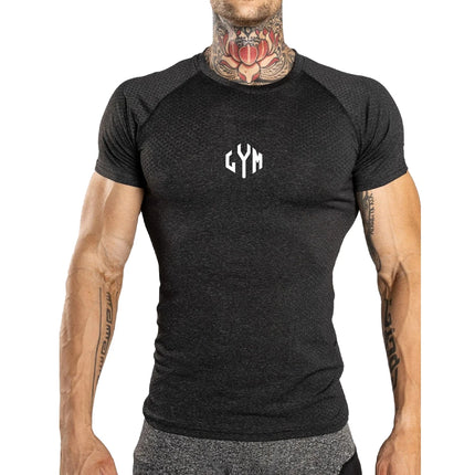 Jason Rain Mens Quick Dry Sport T Shirt Compression by zapcart