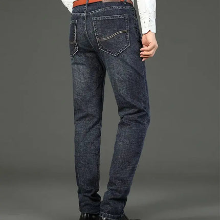 WTHINLEECN Men Slim Stretch Denim Jeans Luxury Casual by zapcart