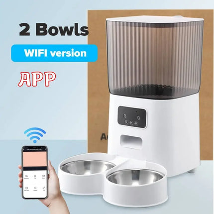 Hign Concerned 5L Smart Pet Feeder With Camera For Cats